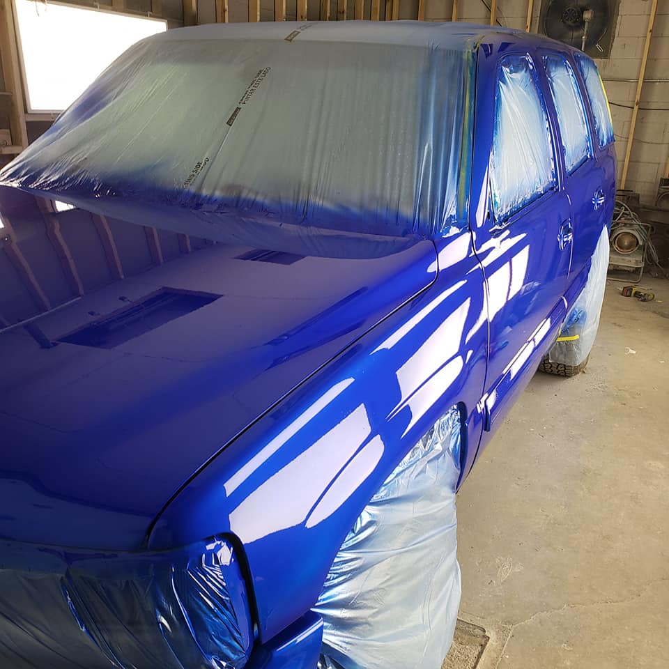 Tamco Paint Nitrous Blue in Chevrolet Silverado