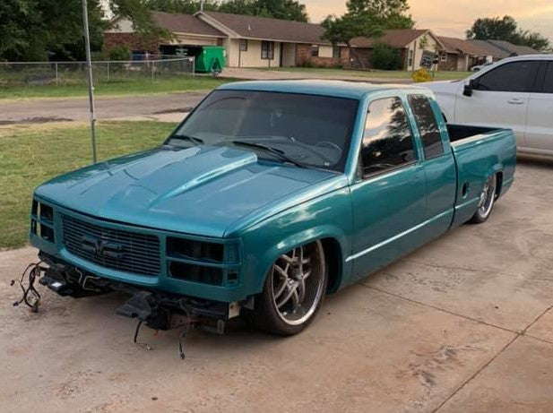 Tamco Paint GM Laguna Green in 1994 Chevrolet C1500