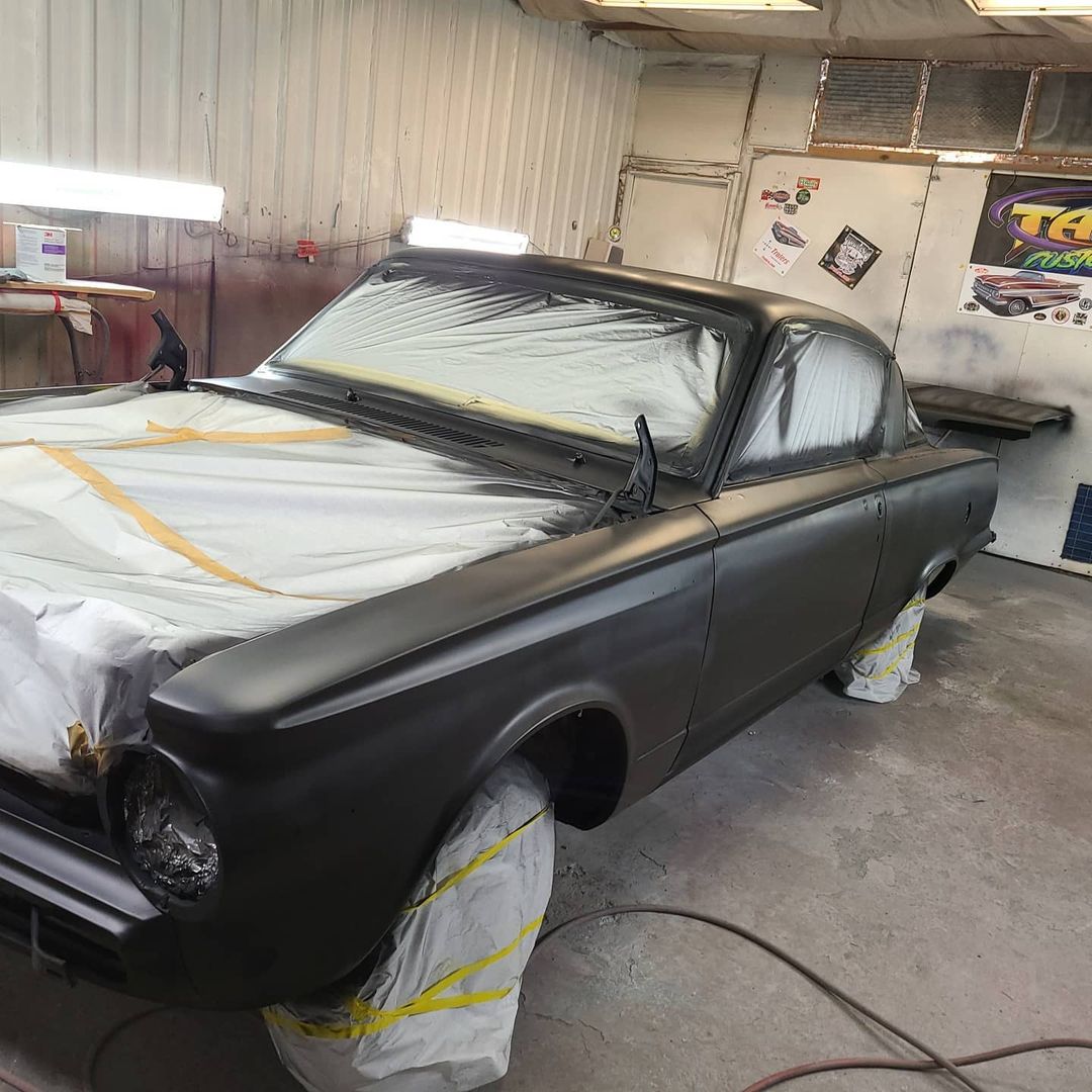 Tamco Paint HP5311 Black DTM Primer in 1965 Plymouth Barracuda