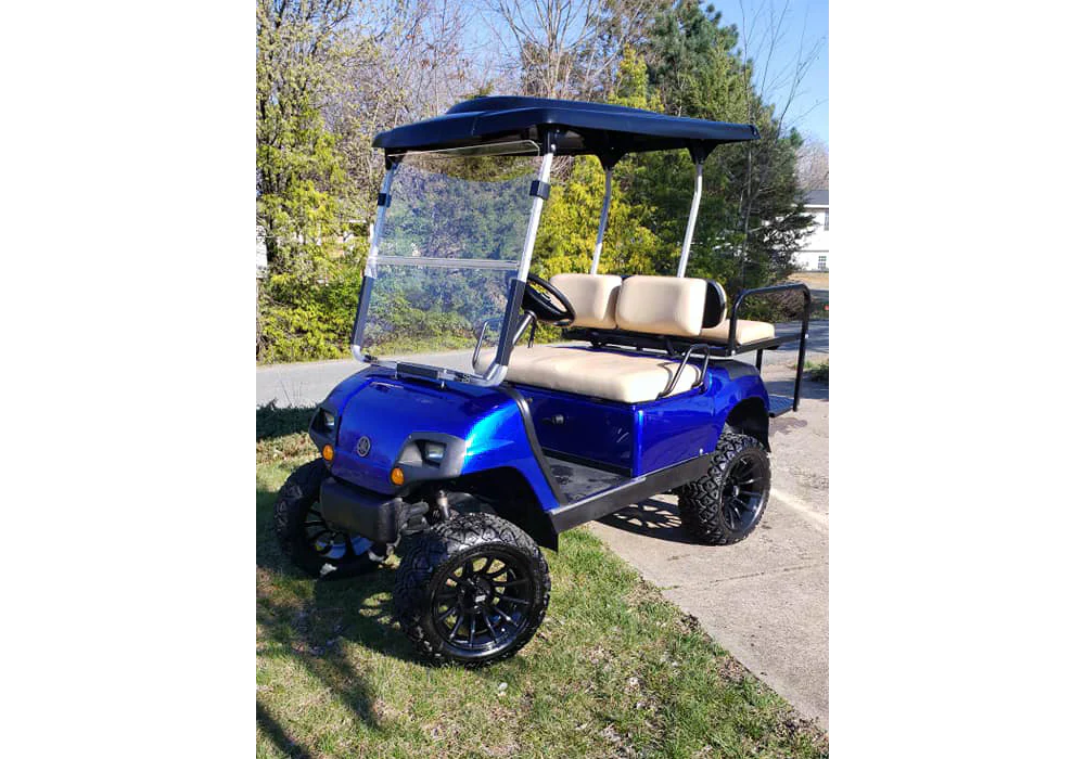 Tamco Paint Kandy Killa Blue - Candy Concentrate in Yamaha Golf Cart