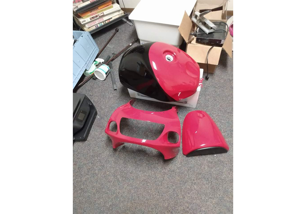 Tamco Paint GM Bright Red OEM Basecoat in Motorcycle Parts