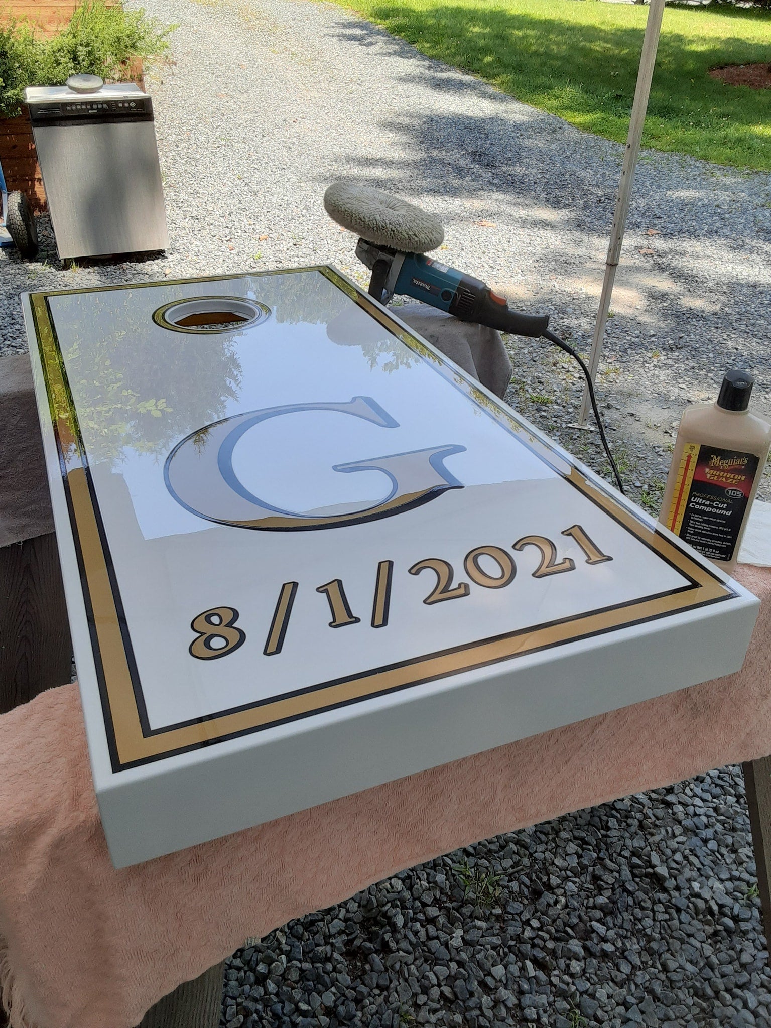 Tamco Paint HC4100 Glamour Clearcoat Kit in Poplar Plywood Deck