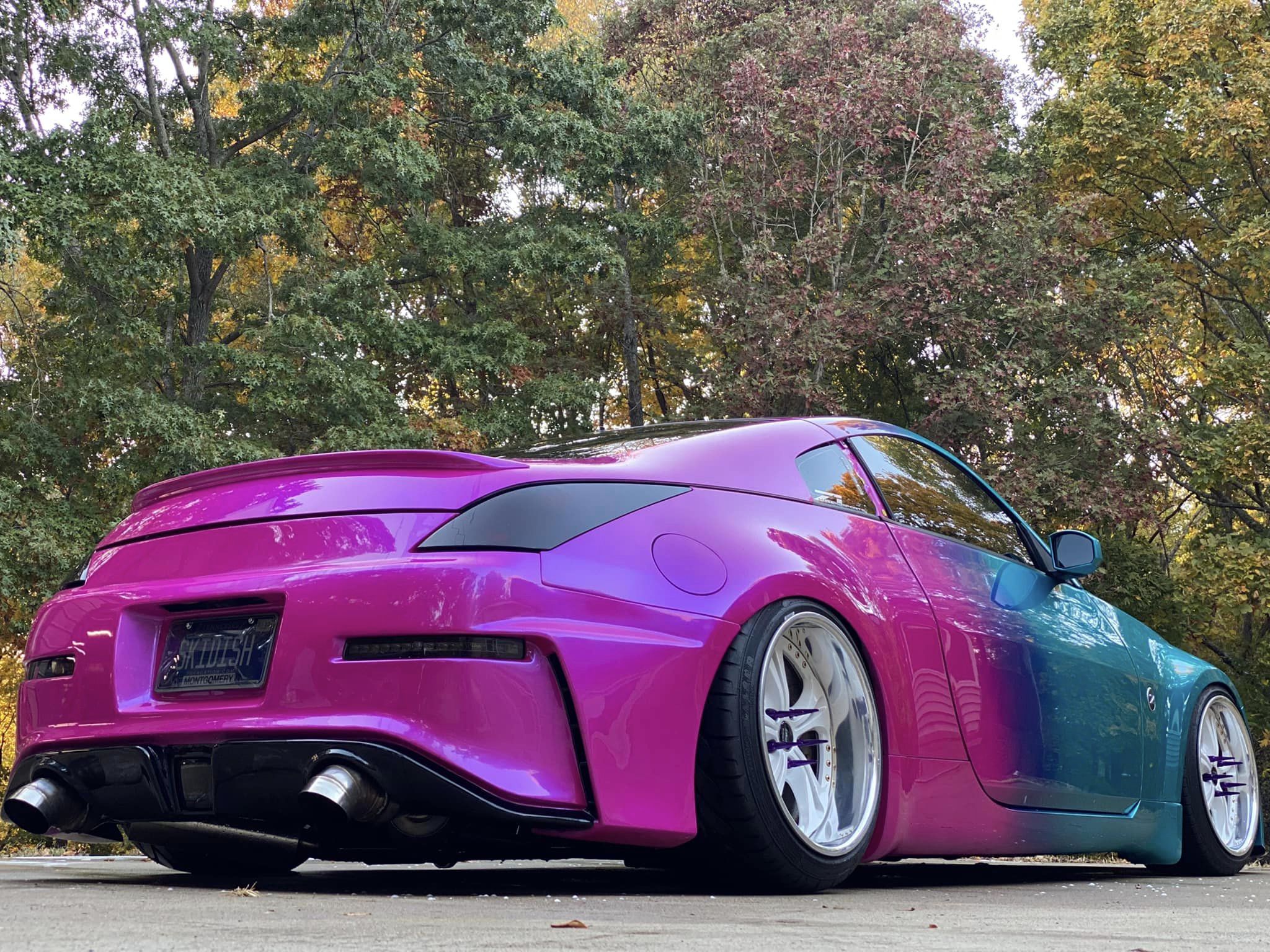 Tamco Paint Caribbean Current Pearl and Lipstick in Nissan 350Z