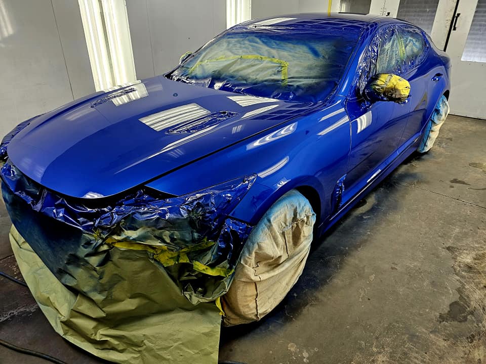Tamco Paint HC2105 Extra Slow High Solids Clearcoat in Kia Stinger