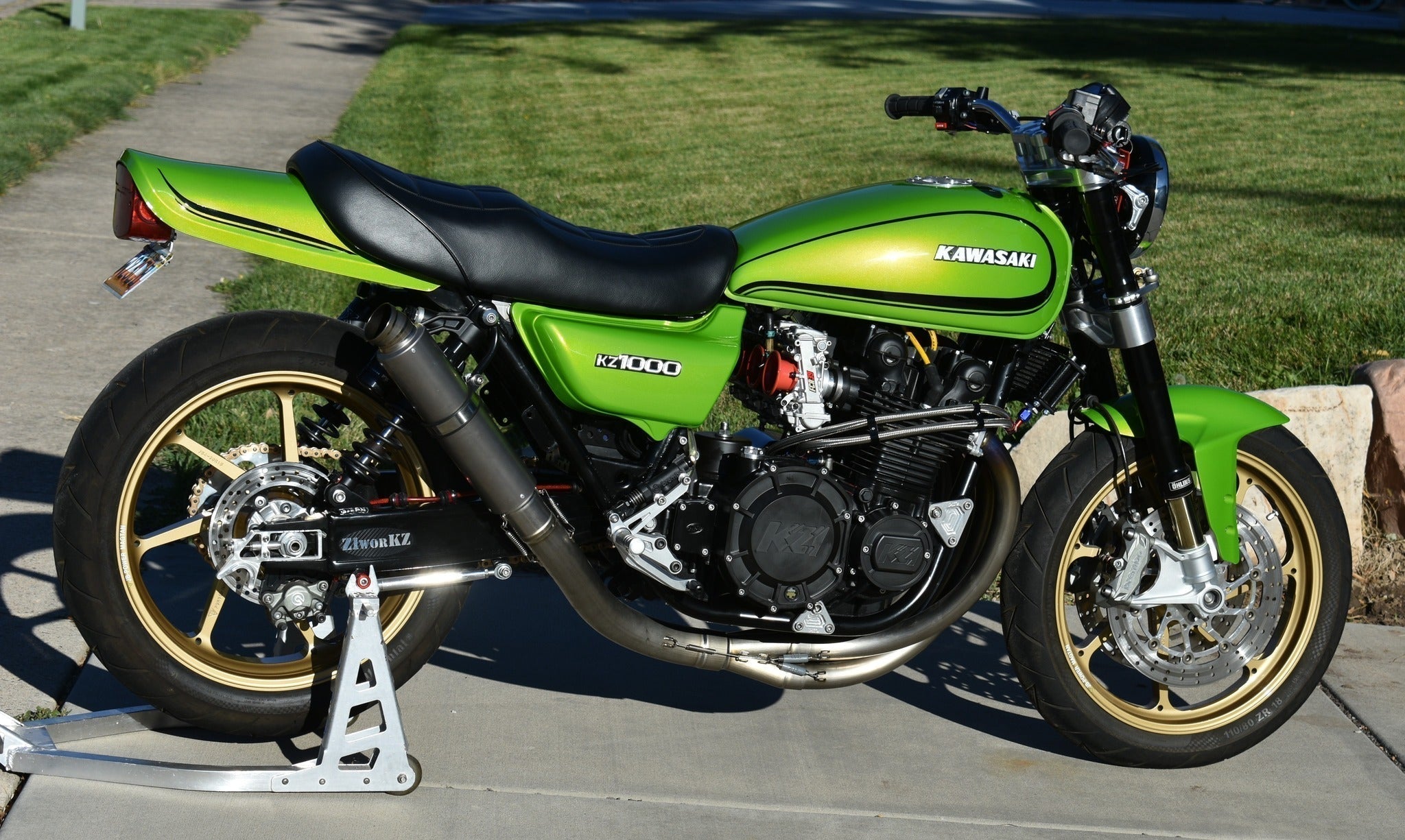 Z1000R/J L&W エキマニ 【リペイント品】1026 SUBLIME GREEN | TODD ATTEBERY | KAWASAKI Z1000R