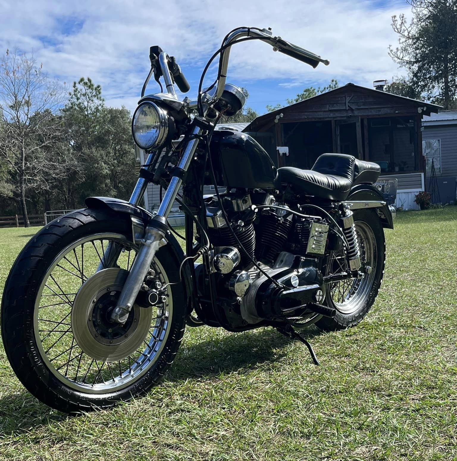 Tamco Paint Murdered Out Black in Harley Davidson Motorcycle