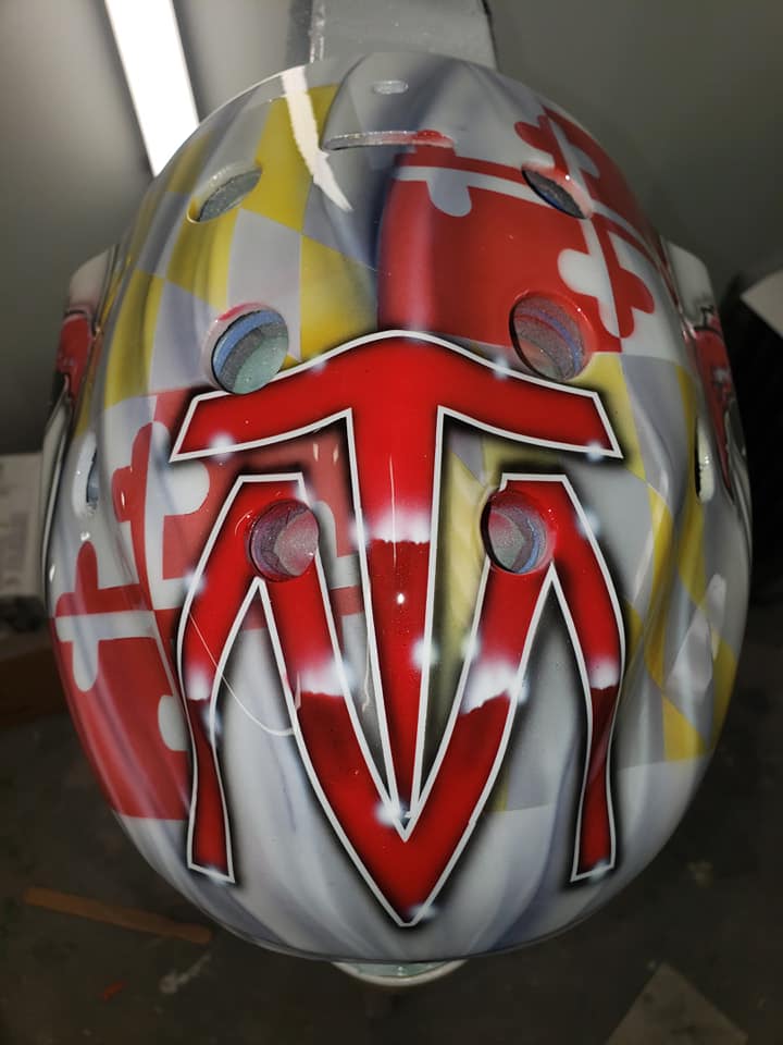 Tamco Paint Tamco Intensity Red Wine in Bike Helmet