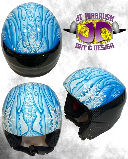 Custom painted hot sale ski helmets