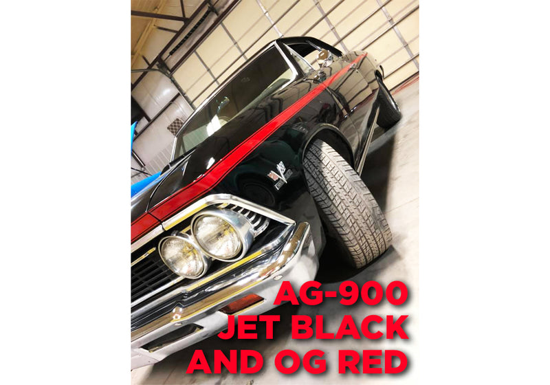 AG-900 JET BLACK AND OG RED | HC4100 | CHEVELLE