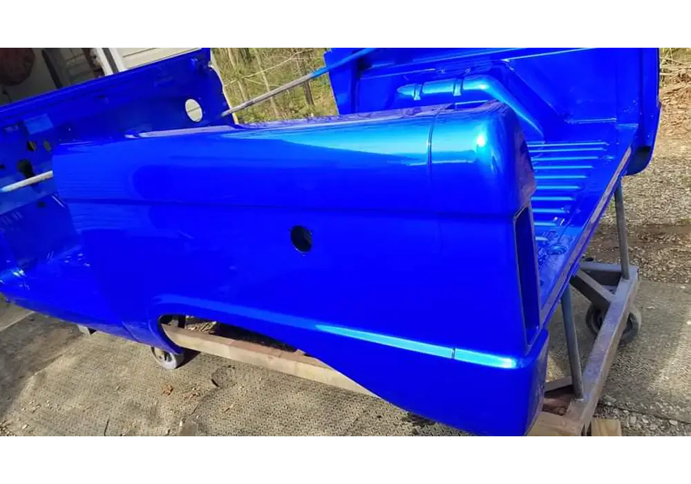 Tamco Paint Blue Nitrous in 1969 Ford Bronco