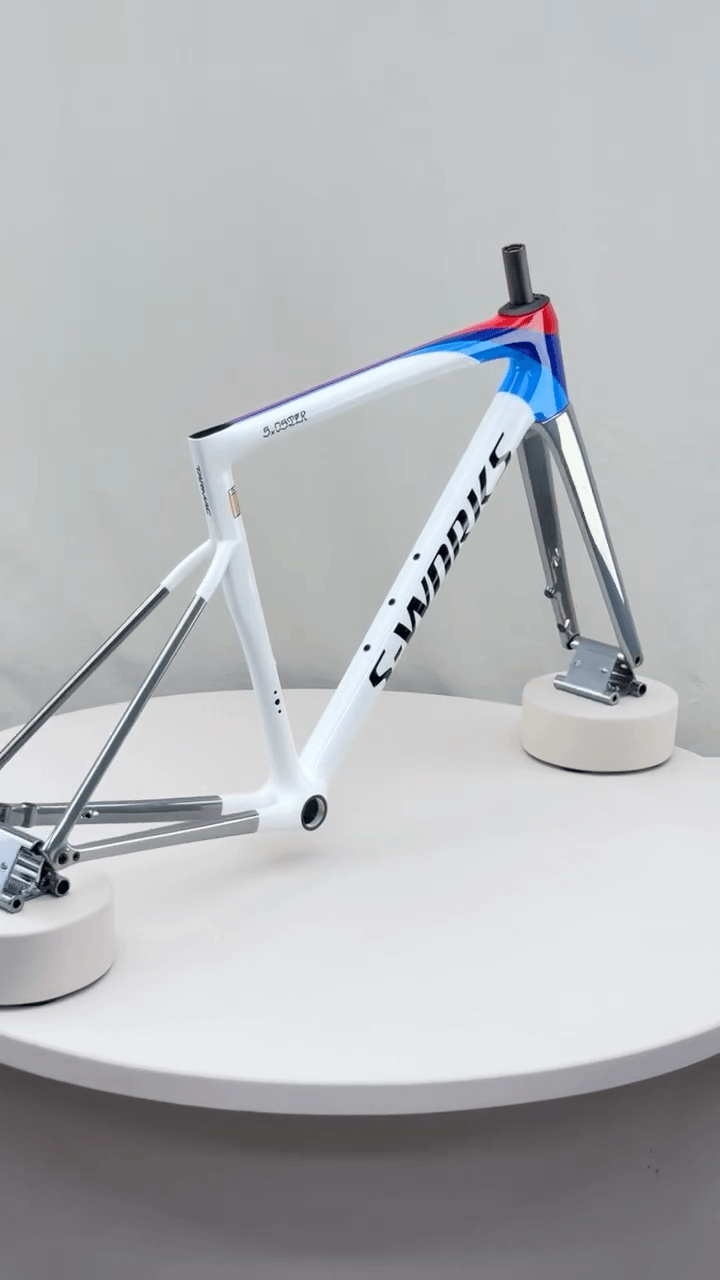 Tamco Paint Basecoat Factory Packs on Bespoke S-Works Tarmac SL8
