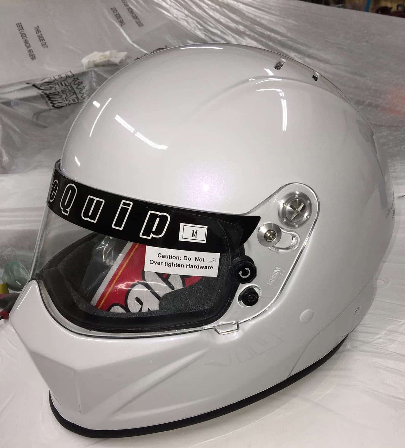 Tamco Paint Blizzard of Ozz Purple Pearl on Motorcycle Helmet