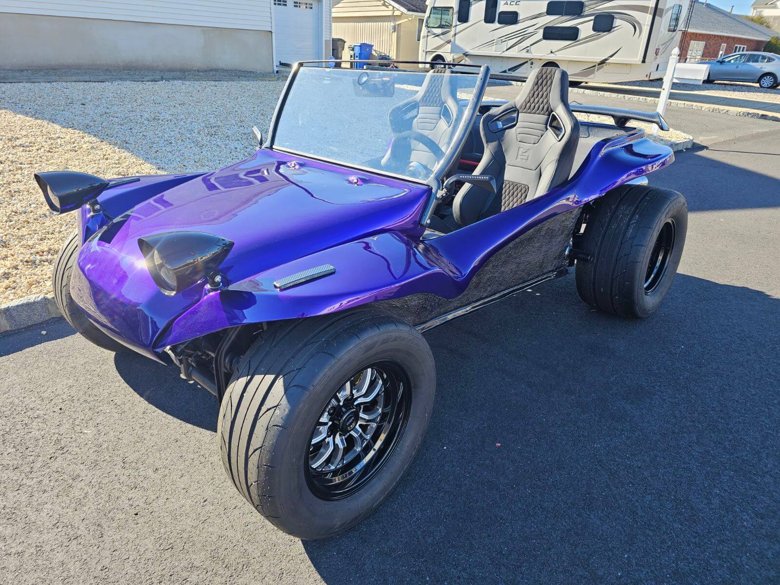 Tamco Paint Burplicious Candy Pearl Basecoat on Volkswagen Buggy