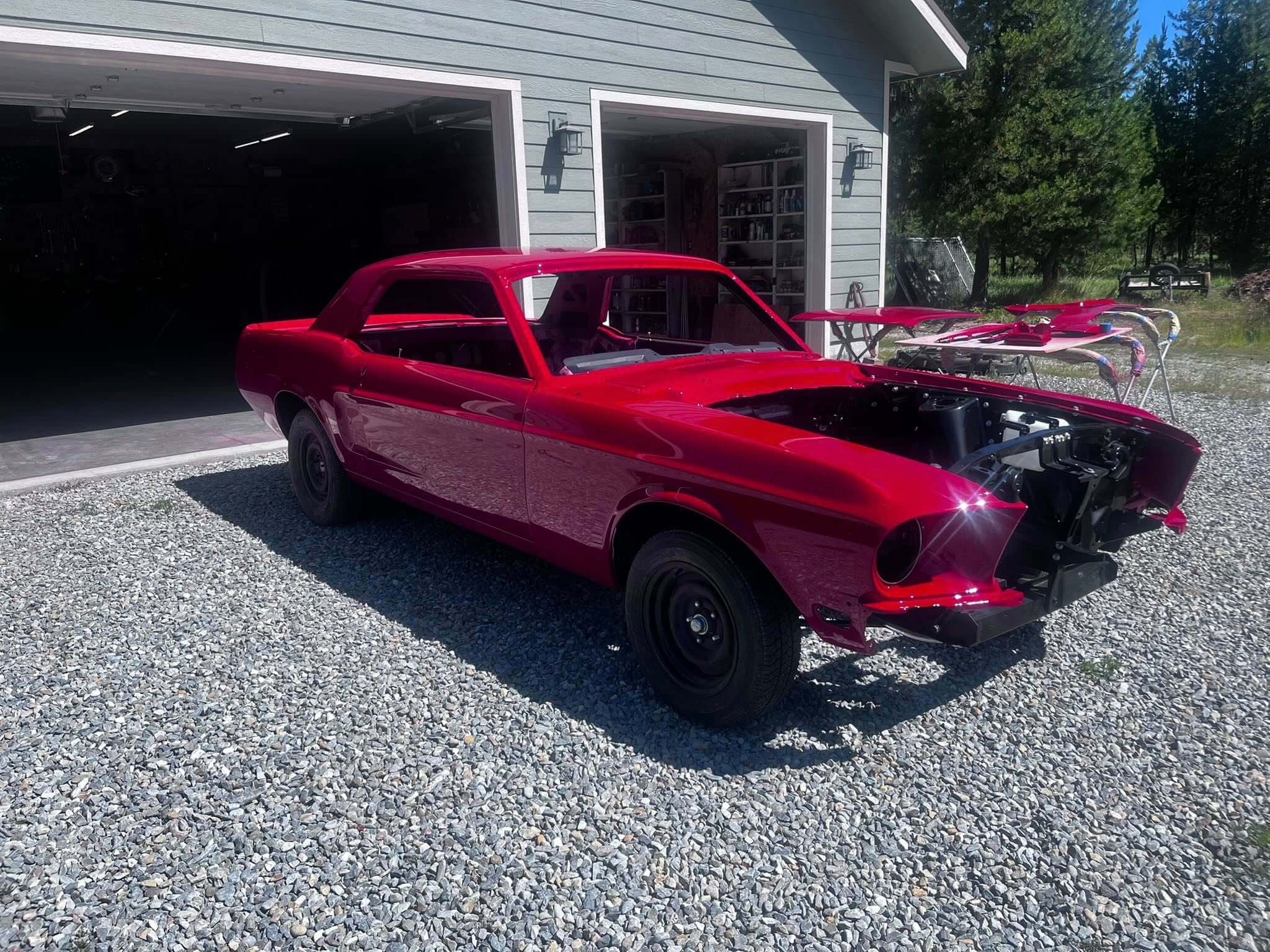FORD CANDY APPLE RED | DAVID ROBERTS | FORD MUSTANG GT/CS