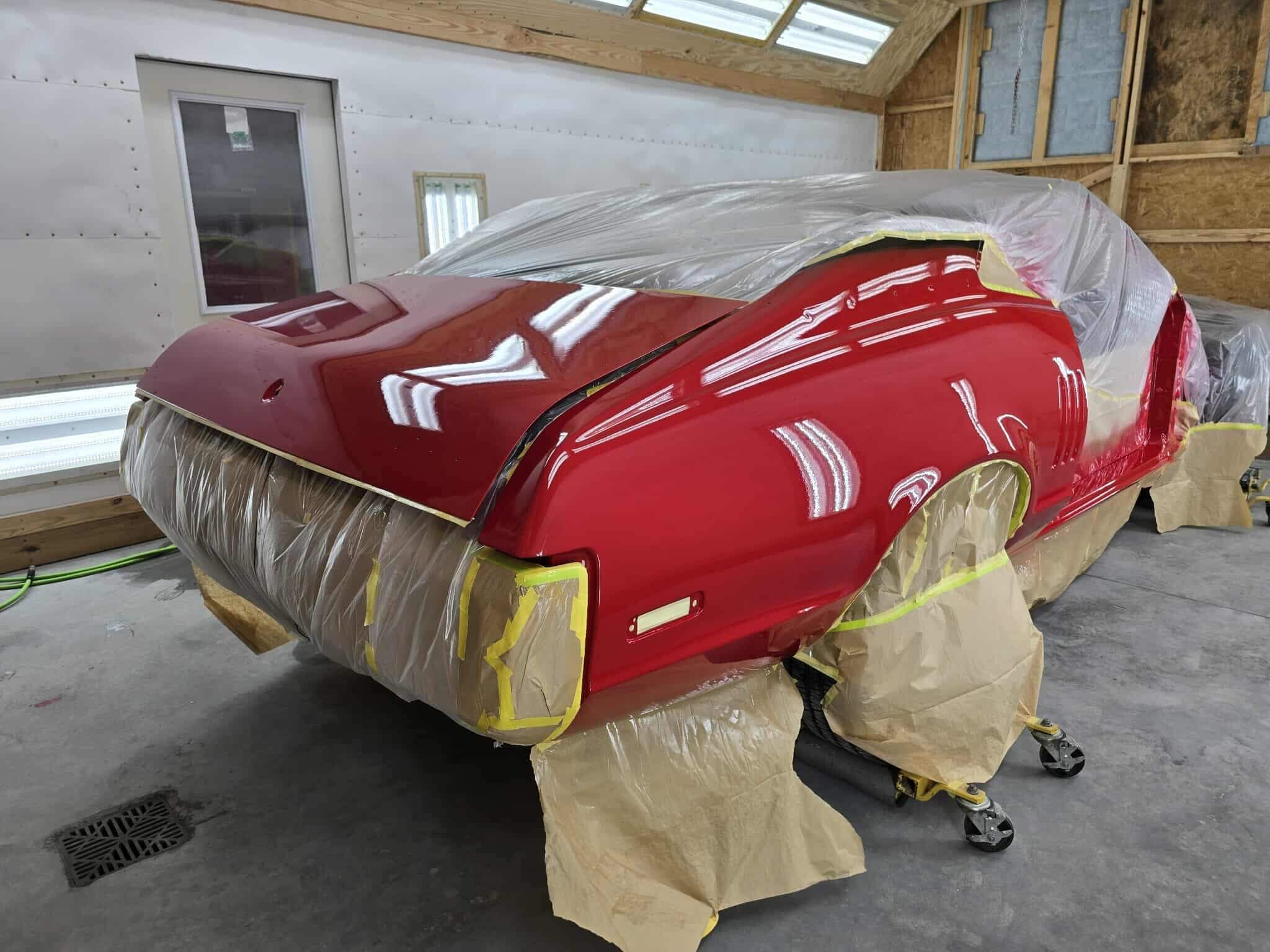Tamco Paint Ford Race Red in 1973 Mercury Montego GT