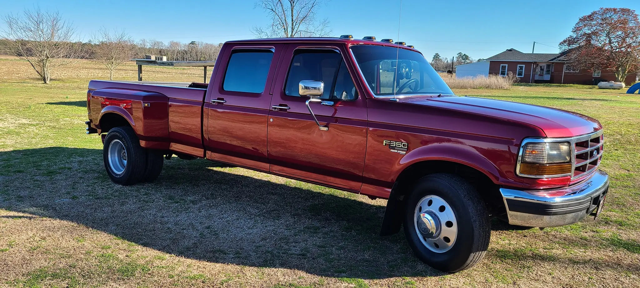 Tamco Paint Ford Toreador Red on 1997 Ford F350 XLT