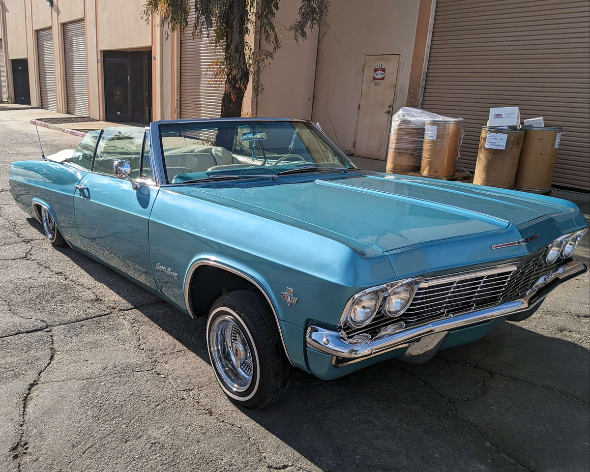Tamco Paint GM Artesian Turquoise and Stellar Blue on 1960 Chevrolet Impala