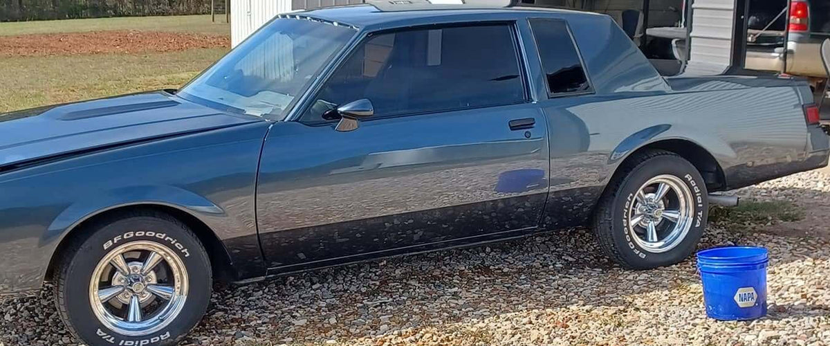 Tamco Paint GM Dark Blue Metallic on Buick Regal