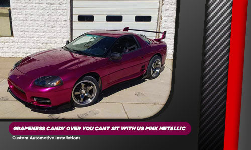 Tamco Paint Grapeness Candy Concentrate and You Cant Sit With Us Pink in 1999 Mitsubishi