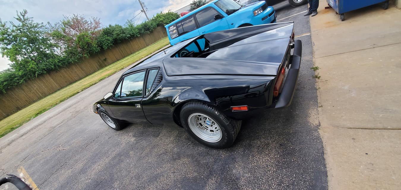 Tamco Paint HB9900 Jet Black Basecoat on De Tomaso Pantera