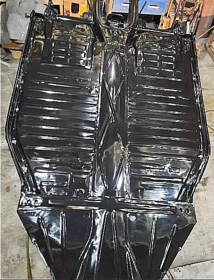 Tamco Paint HB Chassis Black Single Stage Kit on 1927 Volkswagen Beetle IRS Pan