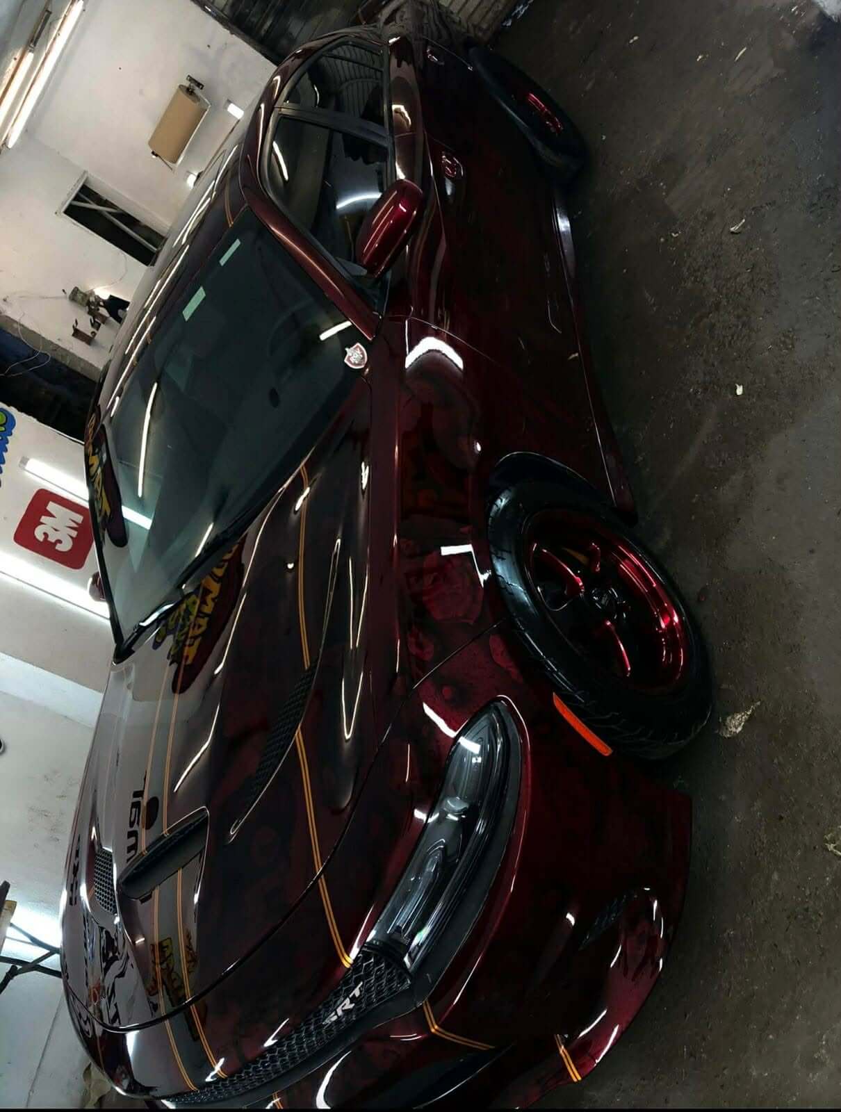 Tamco Paint HC2104 High Solids Clearcoat on Dodge Charger