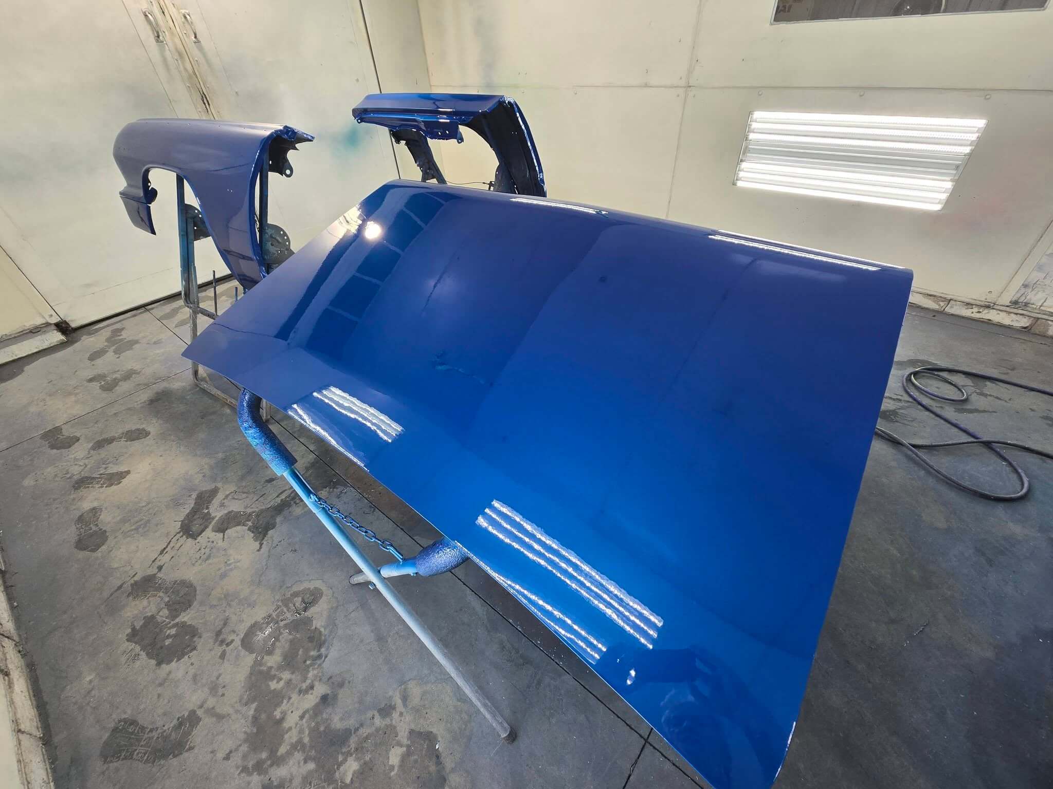 Tamco Paint HC2104 High Solids Clearcoat on Car Parts