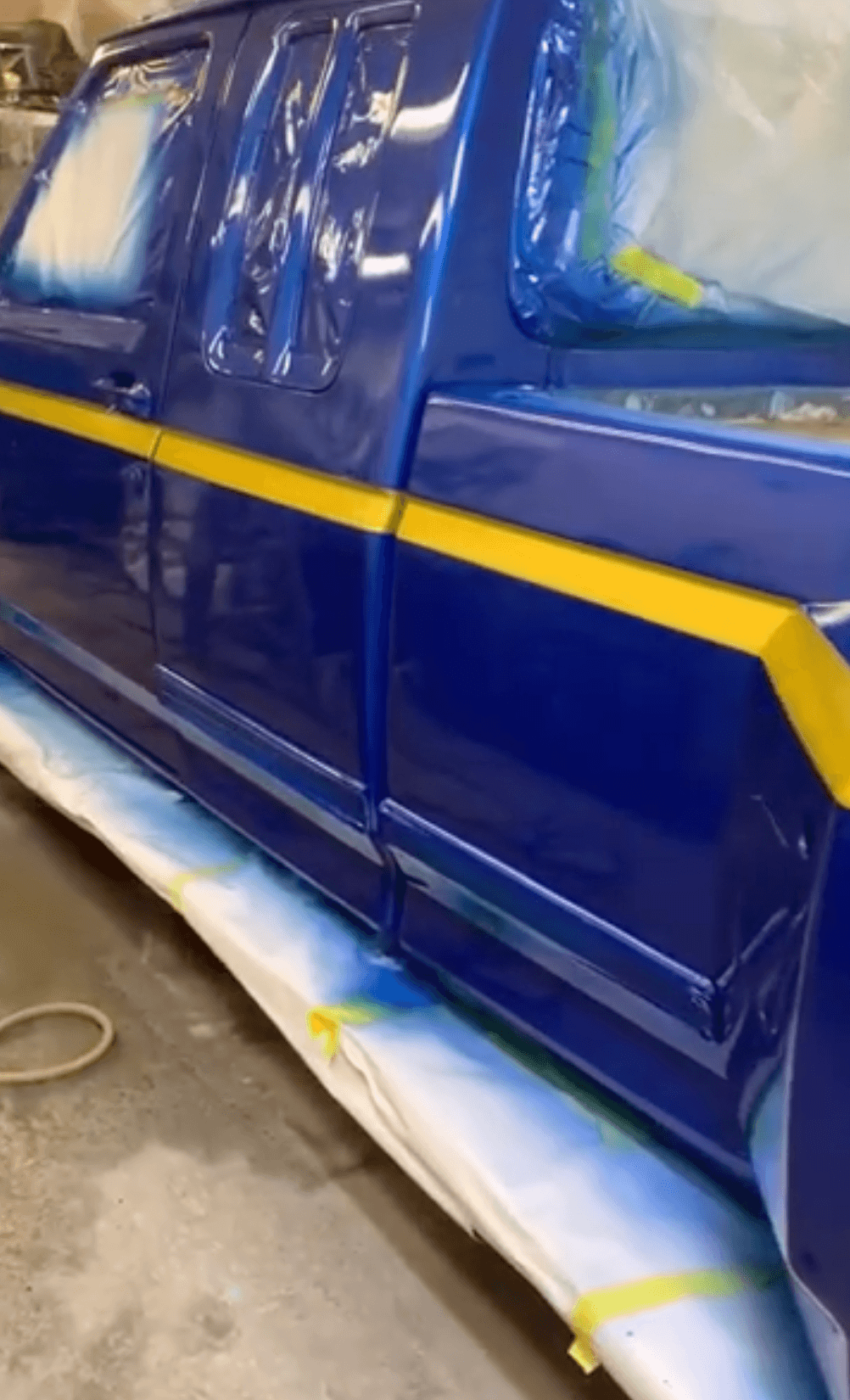 Tamco Paint HC4100 Glamour Clearcoat on Car Parts