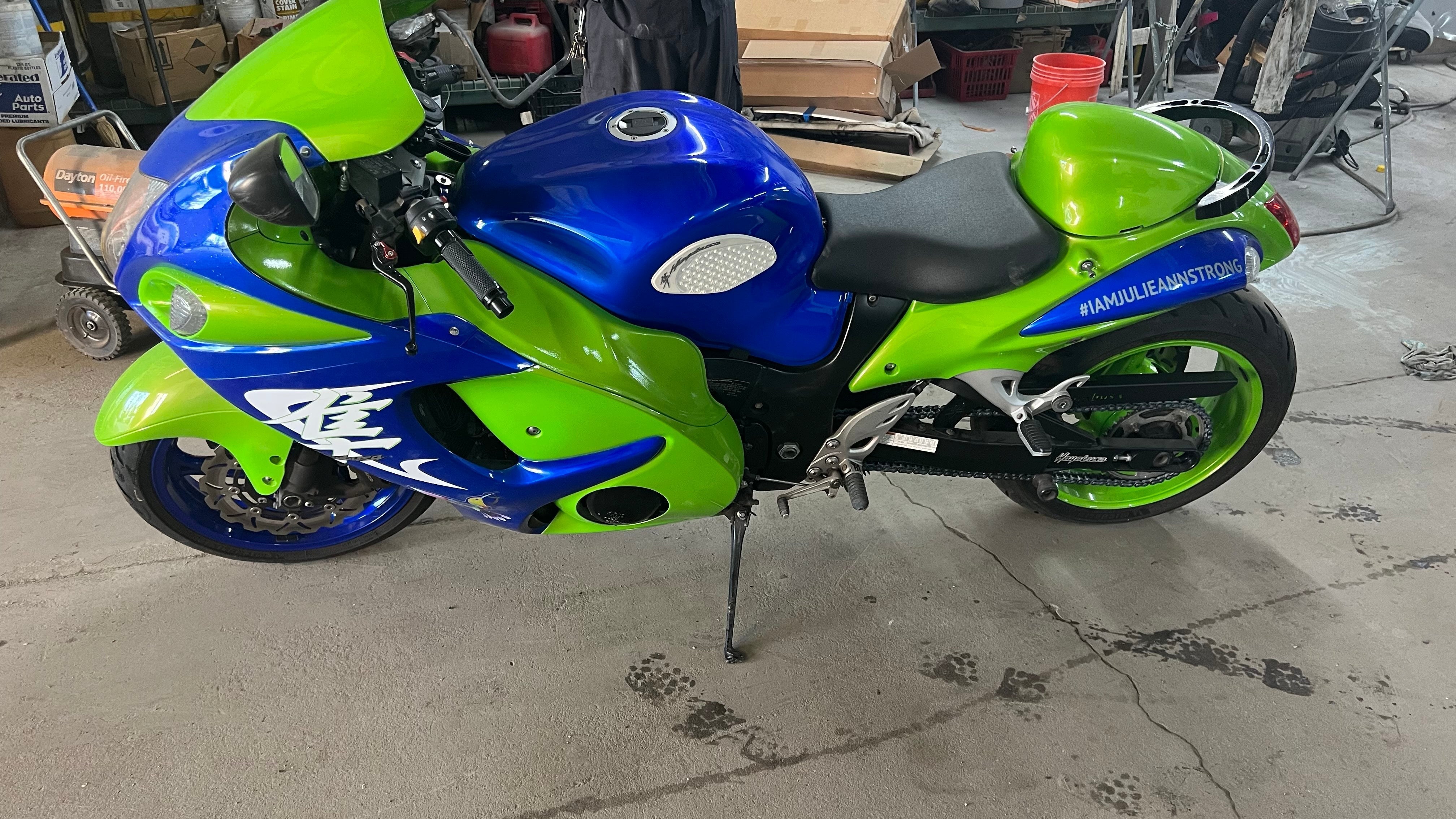 Tamco Paint My Boy Blue & Toxicity in 2020 Suzuki Hayabusa