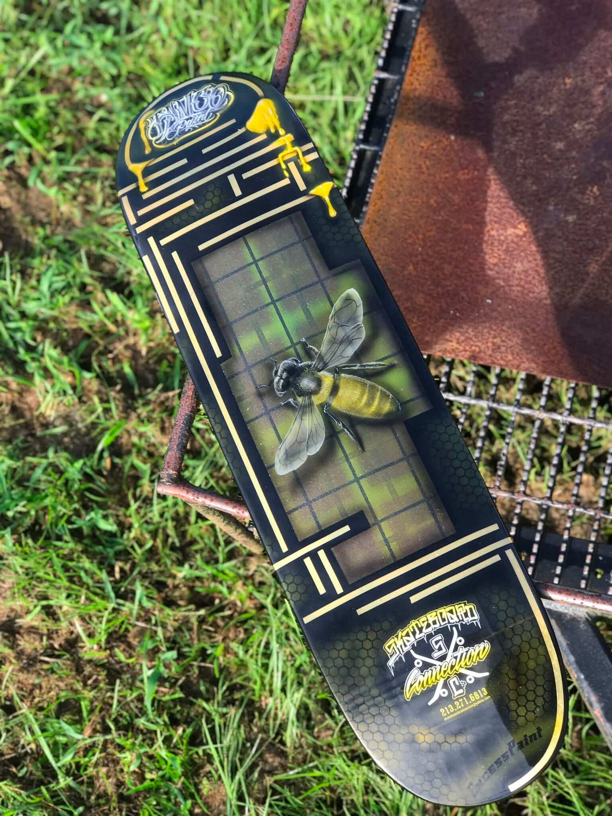 Tamco Paint Tamco Intensities on Skateboard