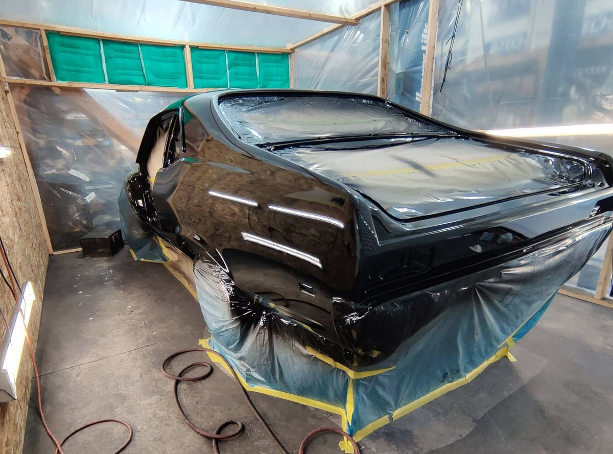 Tamco Paint Basecoat Factory Packs (HB9900 Jet Black) on Chevrolet Nova