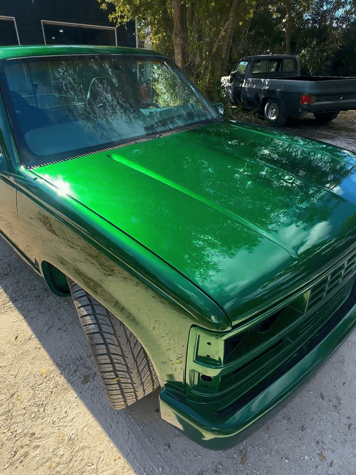 Tamco Paint Lead Sled Green on Chevrolet C/K