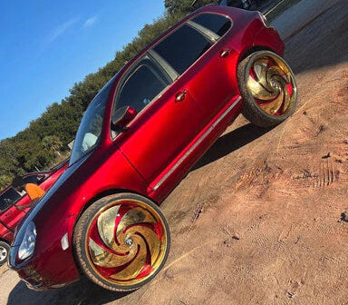 Tamco Paint OG Red Candy & Cabernet Candy Concentrate in 2005 Porsche Cayenne