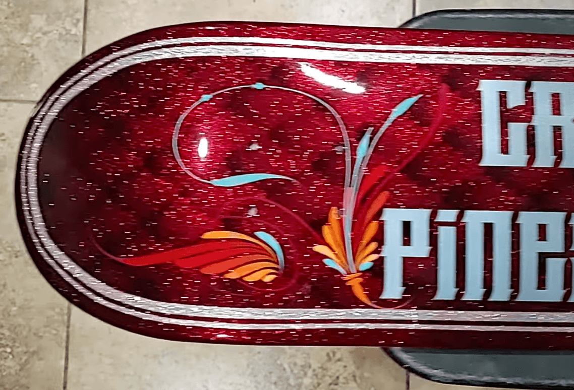 Tamco Paint OG Red Candy Concentrate on Board