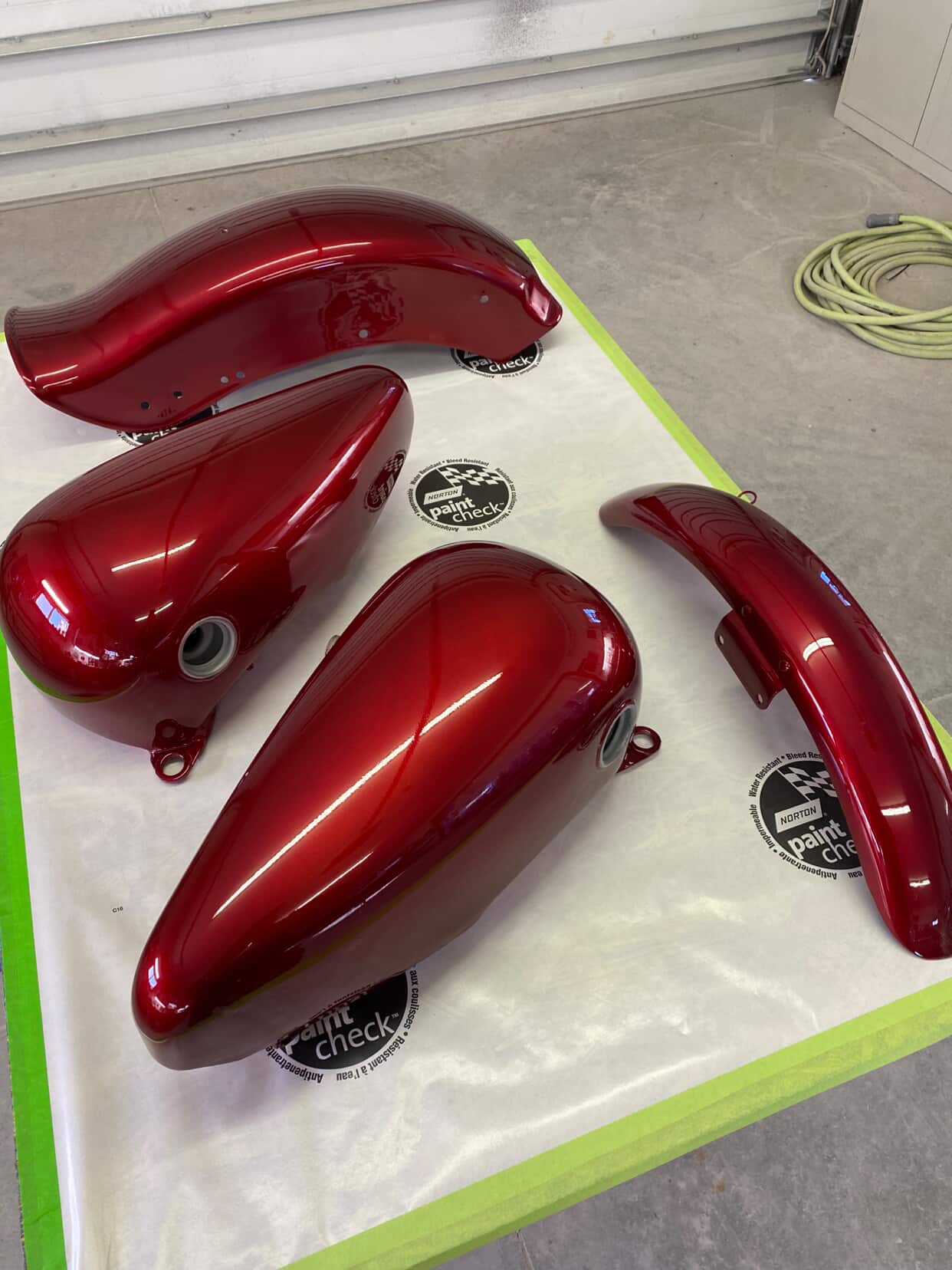 Tamco Paint OG Red Candy Pearl Basecoat in Motorcycle Parts