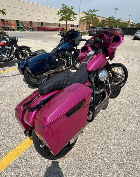 Tamco Paint Piss Off Pink in 2003 Harley-Davidson Bagger