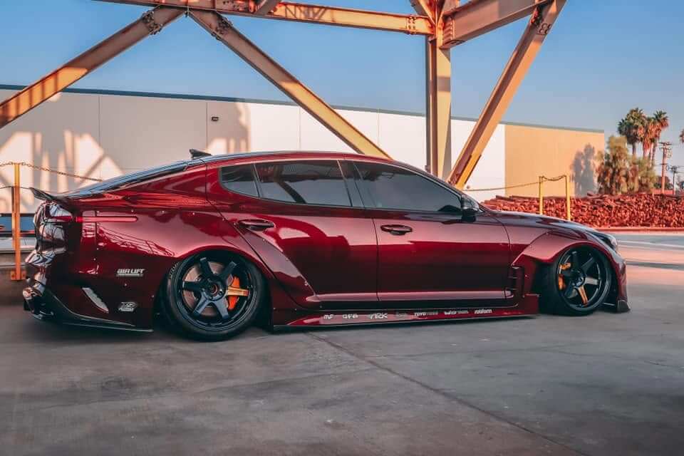 Tamco Paint Rock It Red on Kia Stinger