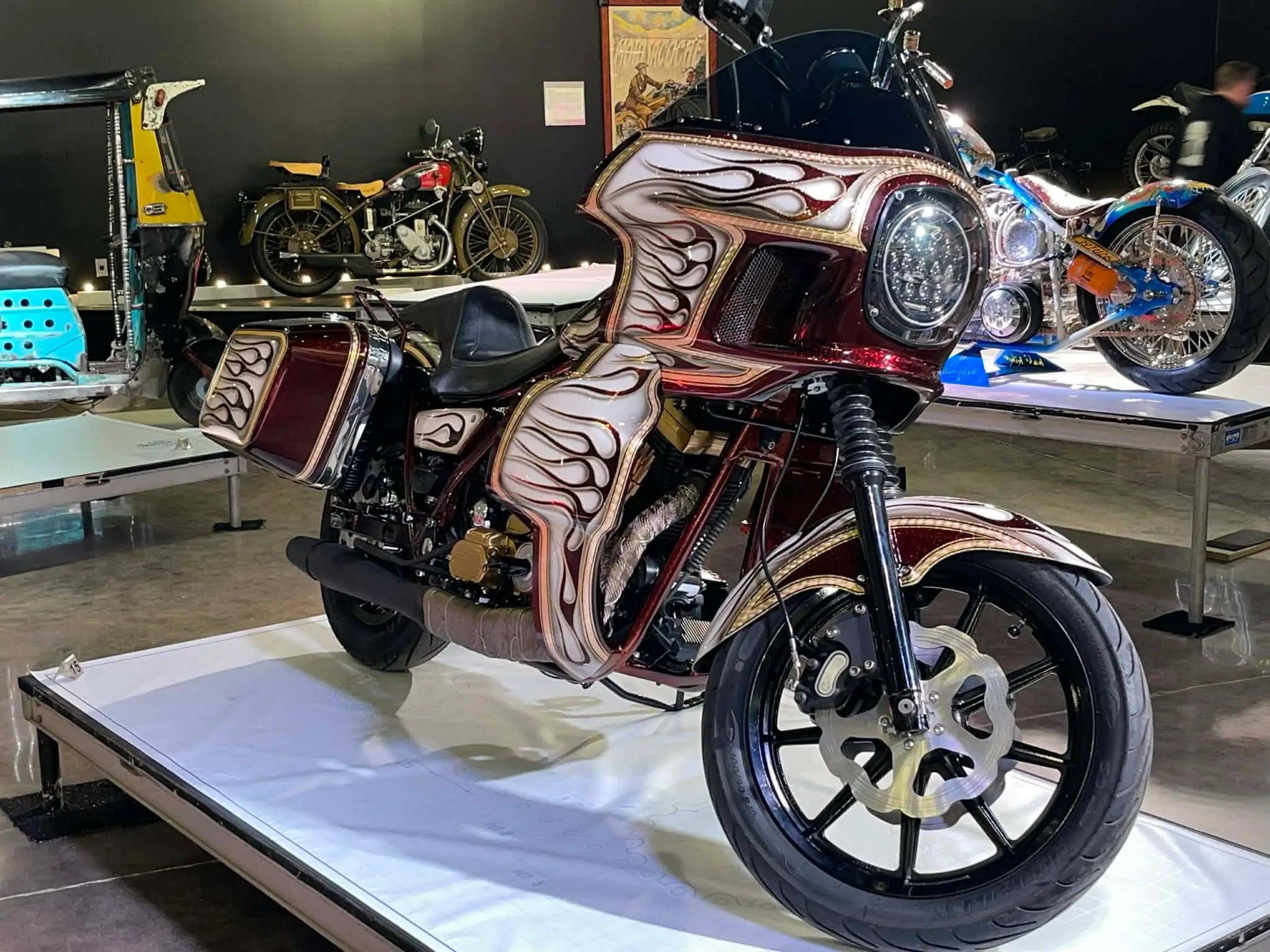 Tamco Paint Sasparilla Candy Concentrate on Harley-Davidson FXR