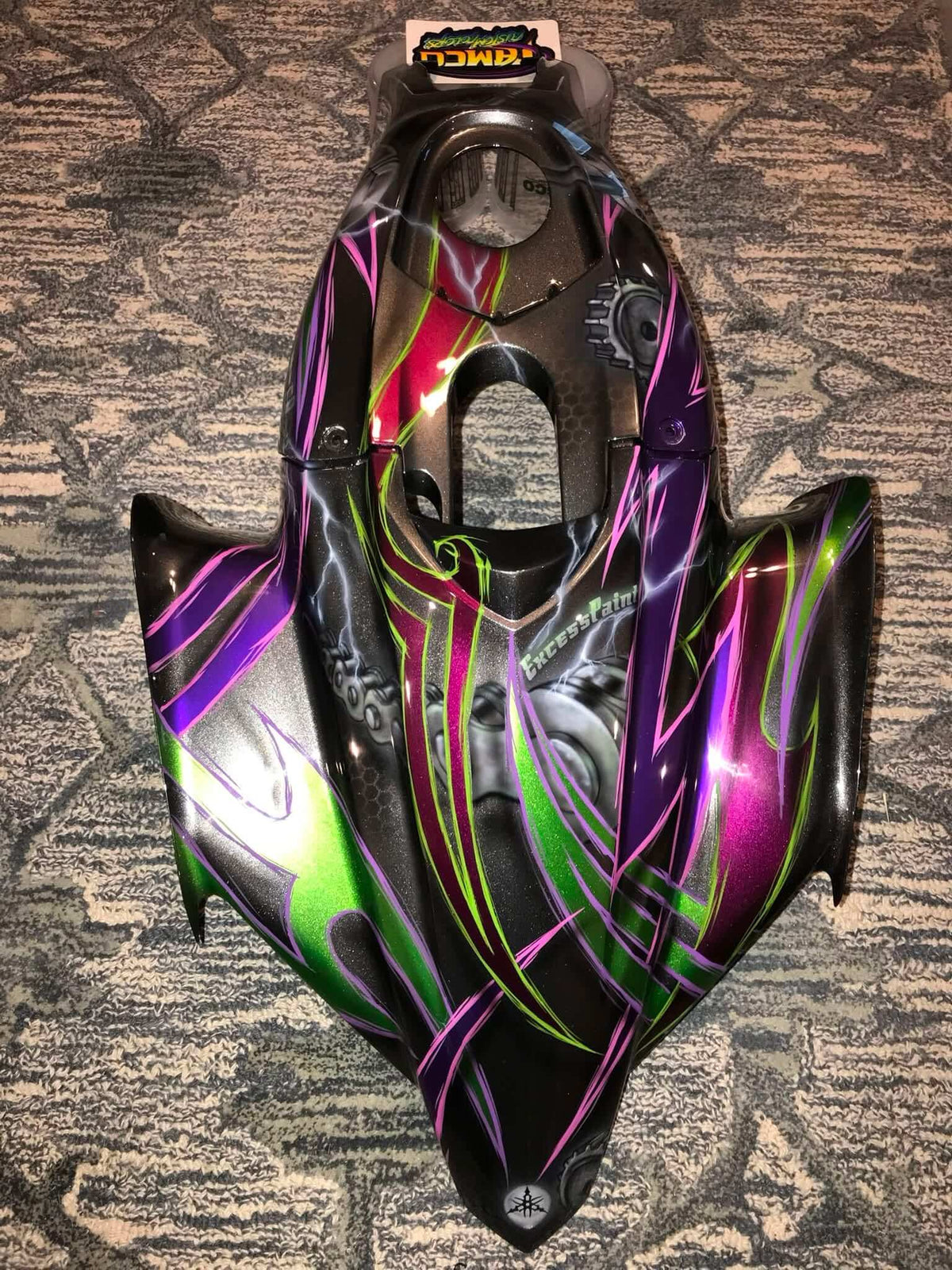Tamco Paint Smoke Metallic on Yamaha YFZ450 Drag Bike Parts