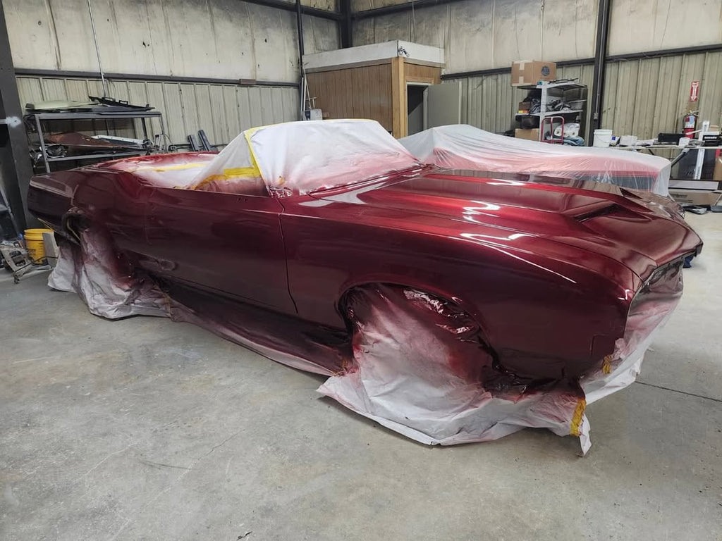 COURAGE RED | HARRINGTON CLASSIC CAR RESTORATIONS | 1967 CHEVROLET CAMARO