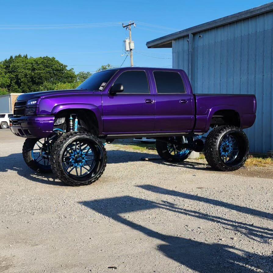 Tamco Paint Violent Violette in 2007 Chevy Silverado