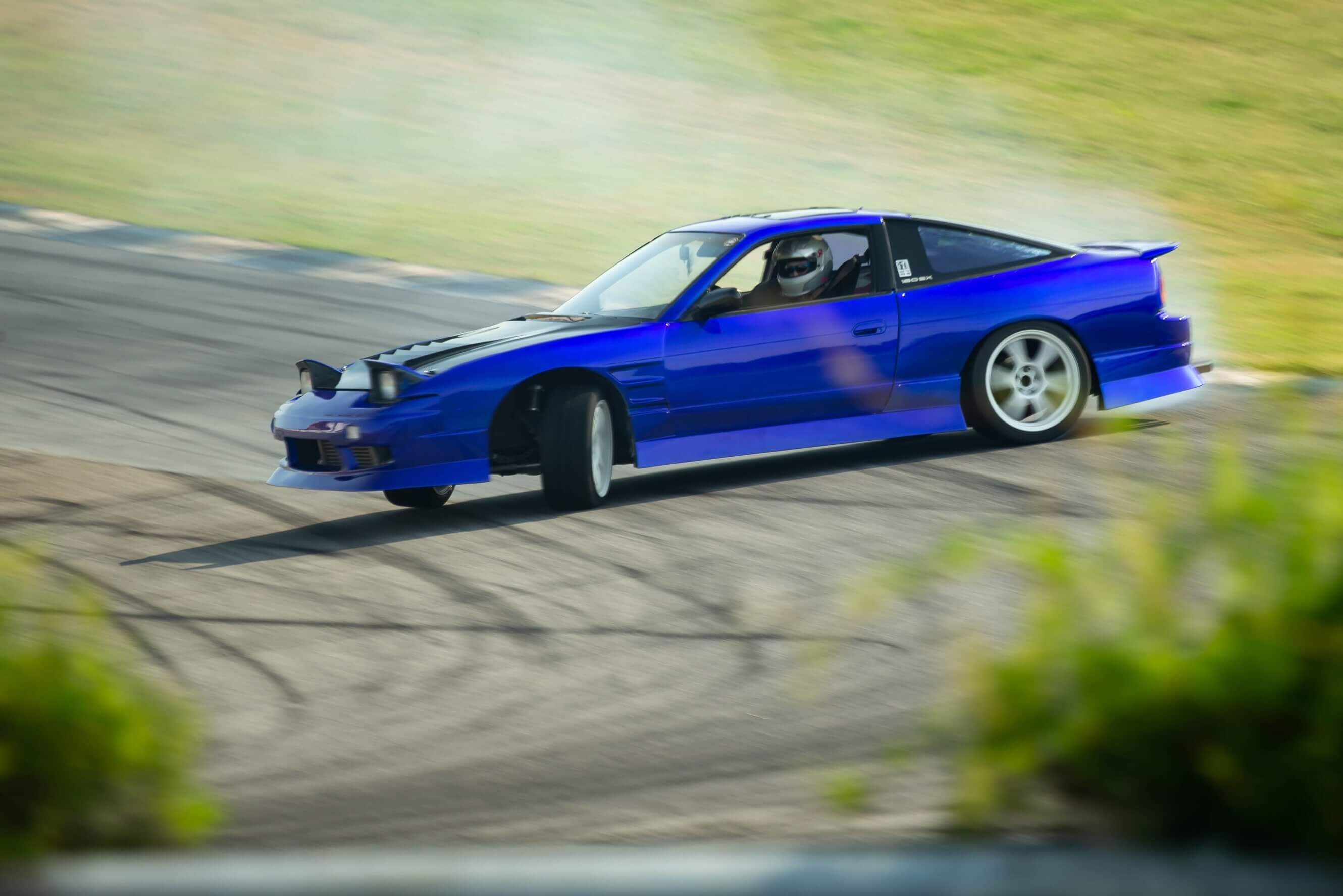 Tamco Paint SoCal Blue - Candy Concentrate on Nissan 180SX