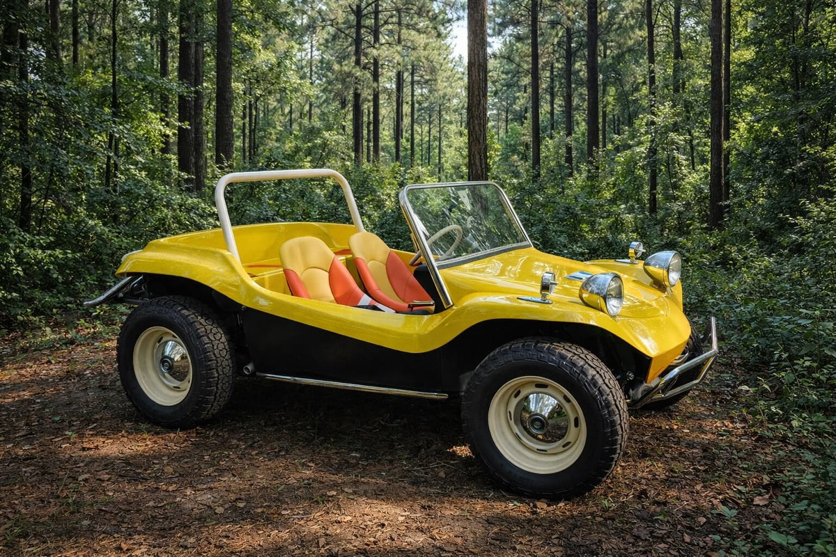 Tamco Paint Sunsation Yellow on Meyers Manx