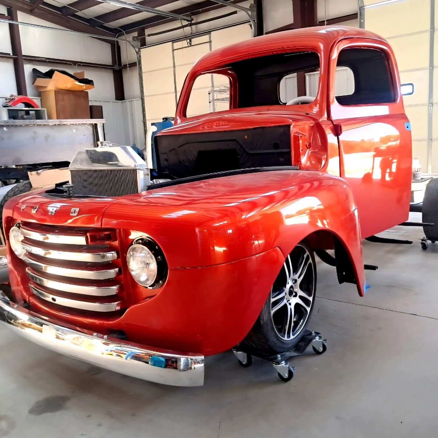 Tamco Paint Toxic Sunburst on 1949 Ford F100