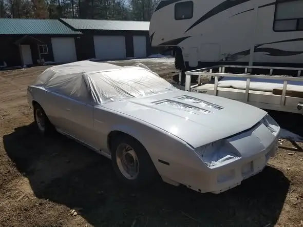 Tamco Paint Toyota Ultra White Pearl on Chevrolet Camaro