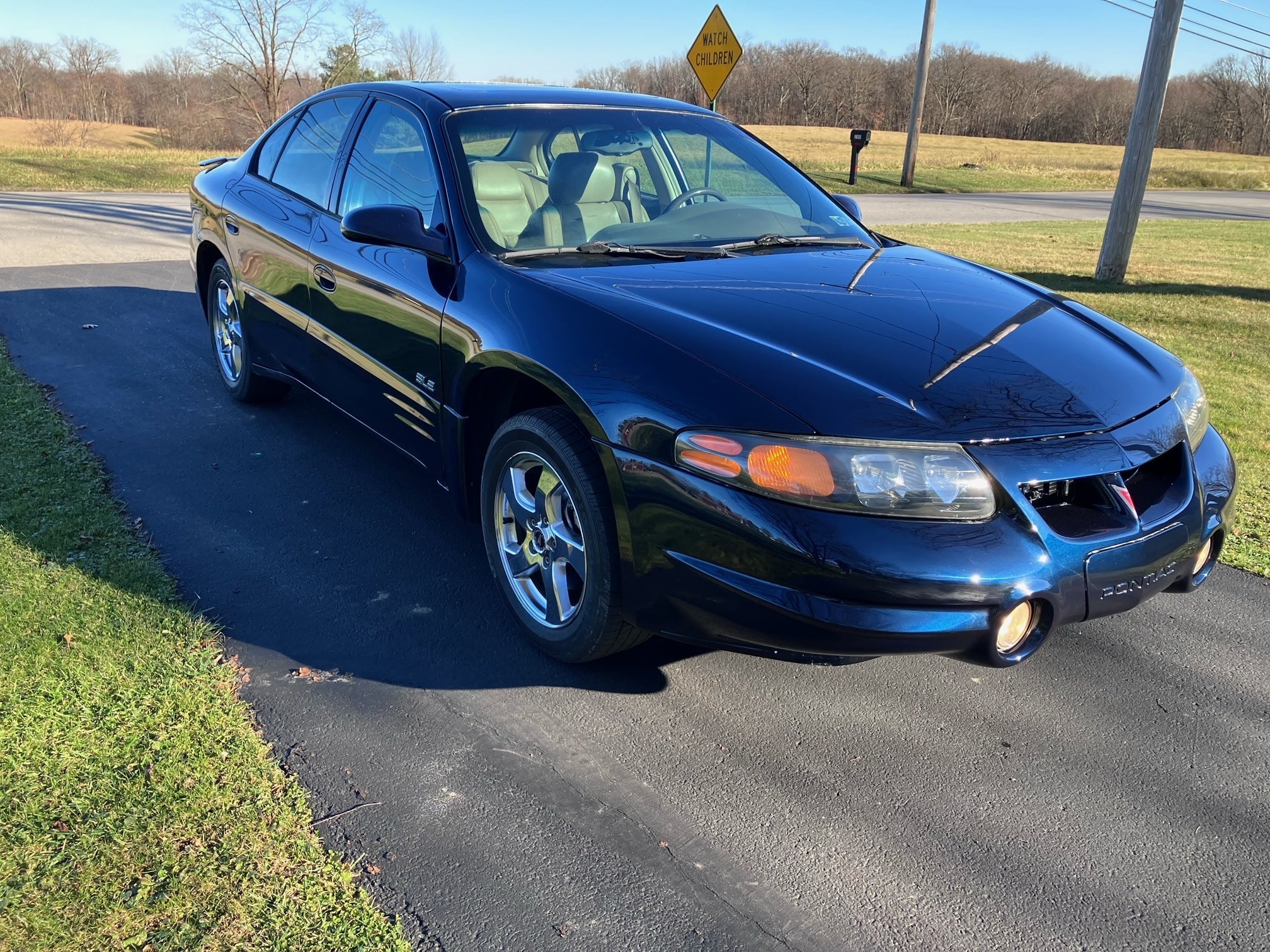 Tamco Paint GM Dark Ming Blue Metallic in 2002 Pontiac Boneville