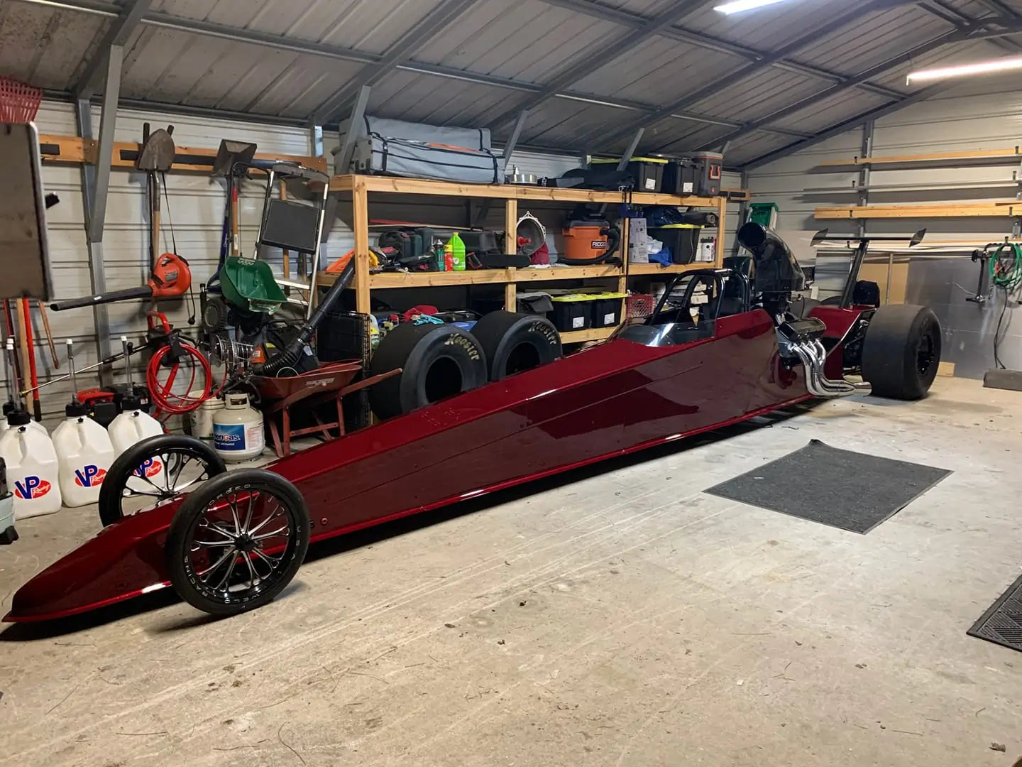 Tamco Paint Rock-It-Red on Dragster Car