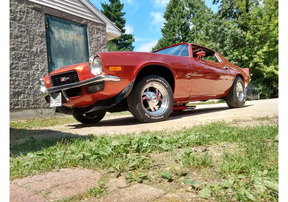 Tamco Paint Tiger Orange in 1973 Chevrolet Camaro Z28