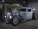Silver grey 1933 Blown Coupe