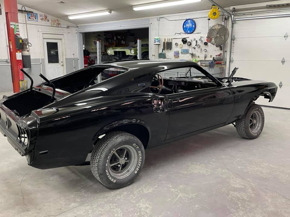 Tamco Paint 1969 Ford Mustang Murdered Out Black